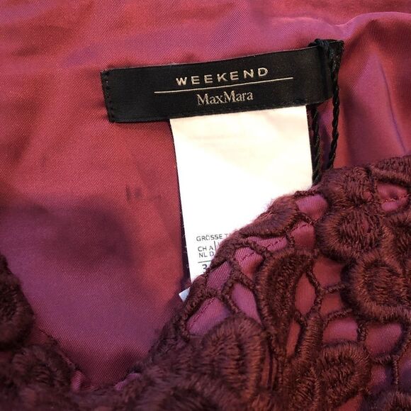 đ
șNWTâMax MaraâWeekendâLolloâLaceâSkirt - Picture 9 of 10